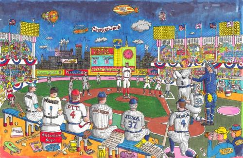 "Legends of Baseball" by Steve Szynal $750 unframed, 10" x 16" Edition size 950.